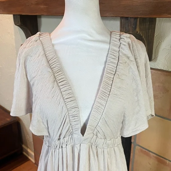 Free People Cream Maxi Dress - Picture 2 of 9